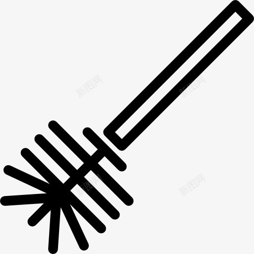 马桶刷图标png_新图网 https://ixintu.com 卫生 器皿 家具和家居 家电 工具 杂 清洗 马桶刷
