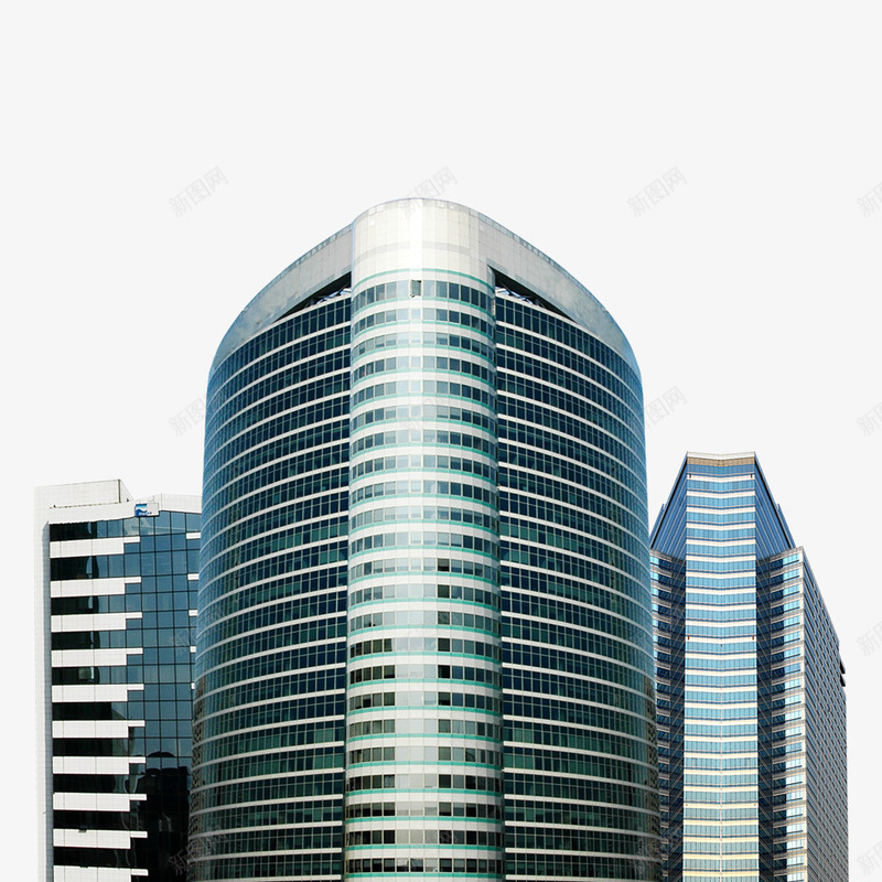 商业楼盘png免抠素材_新图网 https://ixintu.com 商业 城市 建筑 摩登 楼房