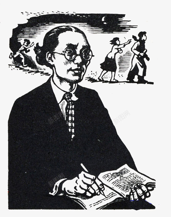 革命先烈柔石png免抠素材_新图网 https://ixintu.com 先烈 文学家 柔石 革命家