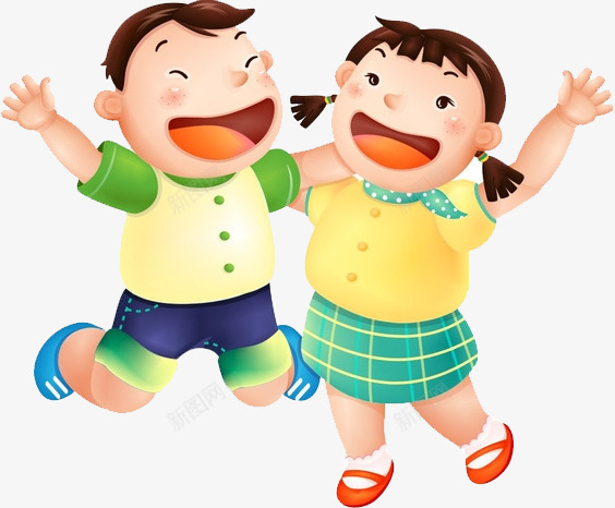 六一儿童节61卡通男孩女孩png免抠素材_新图网 https://ixintu.com 61 六一儿童节 卡通 女孩 男孩