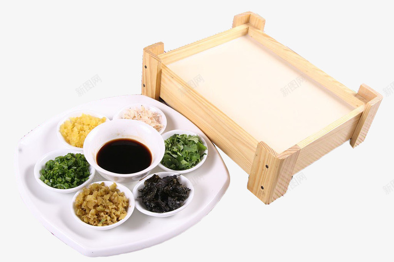 卤豆花食材png免抠素材_新图网 https://ixintu.com 料理 调料 豆腐 豆腐脑 豆花 食材