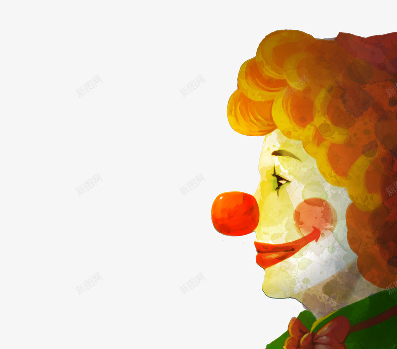 水彩愚人节小丑侧面装饰图案png免抠素材_新图网 https://ixintu.com joker 侧面图案 侧面小丑PNG 免抠小丑素材 小丑 小丑joker 小丑装饰图案 愚人节 水墨 水彩