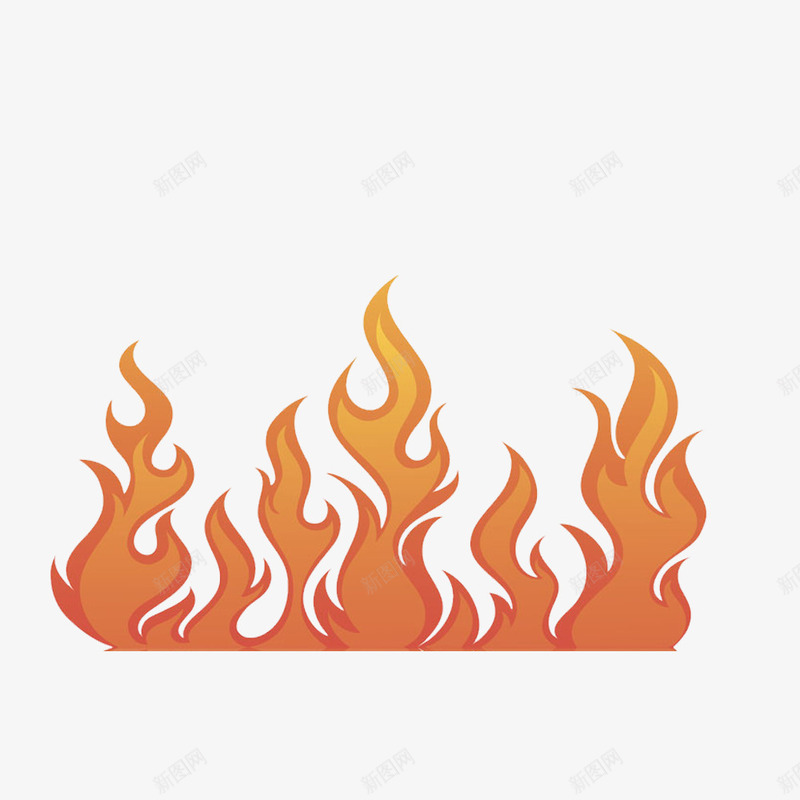 卡通熊熊大火的火焰图标png_新图网 https://ixintu.com 火热图标 火热的火焰 火焰 火焰的 红火标志 红色的火焰