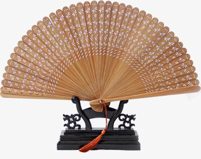 扇子psd免抠素材_新图网 https://ixintu.com 扇子 花边