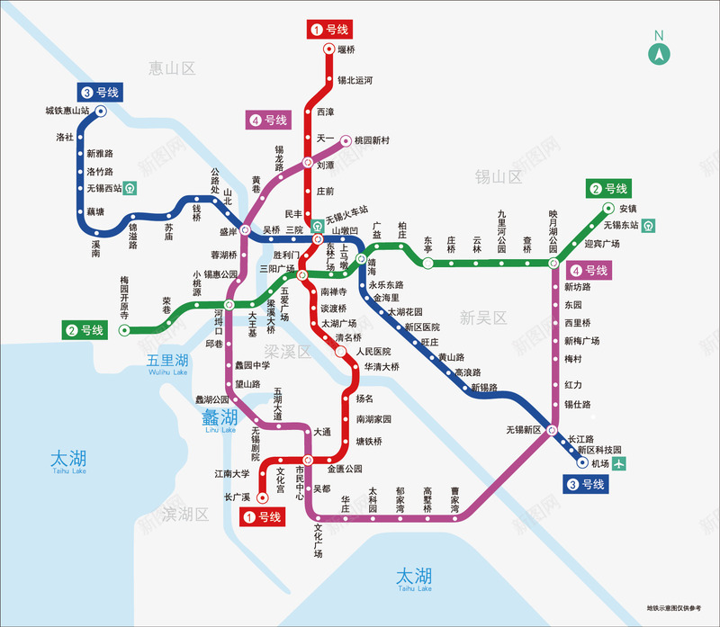 彩色手绘线路图图标png_新图网 https://ixintu.com 卡通 卡通线路图 地铁 彩绘 彩色 手绘 标记 站点 线路图