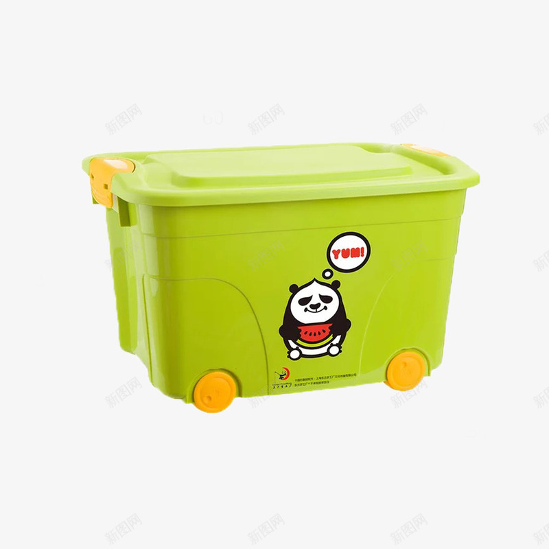 绿色收纳盒png免抠素材_新图网 https://ixintu.com 产品实物 居家用品 收纳 盒子 绿色