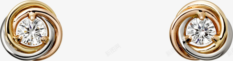 优雅钻石耳环png免抠素材_新图网 https://ixintu.com 产品实图 优雅 耳环 钻石