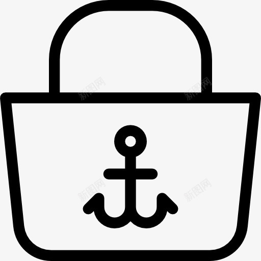 沙滩标图标png_新图网 https://ixintu.com 太阳 时尚 沙滩 沙滩包 沙滩袋 阳光