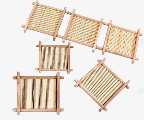 蒸笼垫子png免抠素材_新图网 https://ixintu.com 干净卫生 材质精选 竹制品 竹垫子 经久耐用 自然晒片 间隙均匀