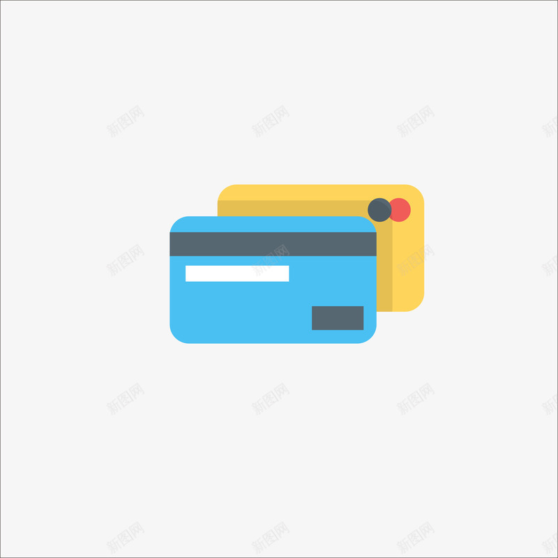 扁平化信用卡png免抠素材_新图网 https://ixintu.com ppt素材 扁平化 扁平化元素 背面银行卡 银行卡 银行卡模型