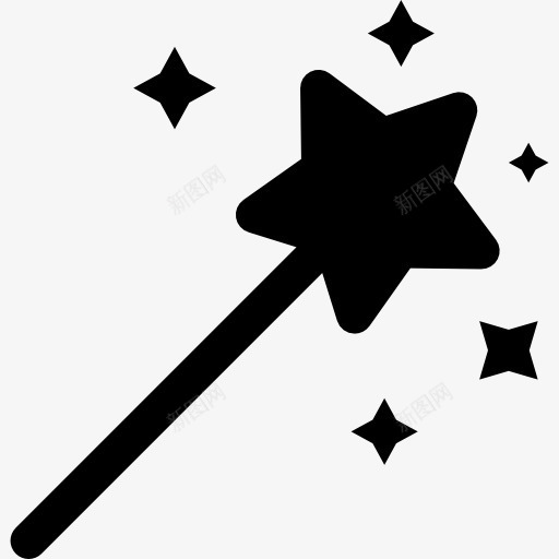 魔杖图标png_新图网 https://ixintu.com 女巫 工具和用具 巫师 编辑工具 魔杖 魔法 魔法师