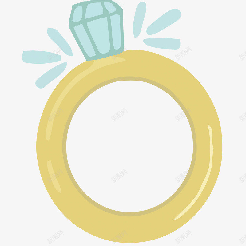 钻石戒指婚礼png免抠素材_新图网 https://ixintu.com 婚礼 婚礼矢量 戒指 钻石 钻石戒指