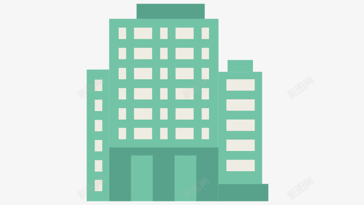 科技楼房png免抠素材_新图网 https://ixintu.com 城市建筑 矢量楼房 科技楼房