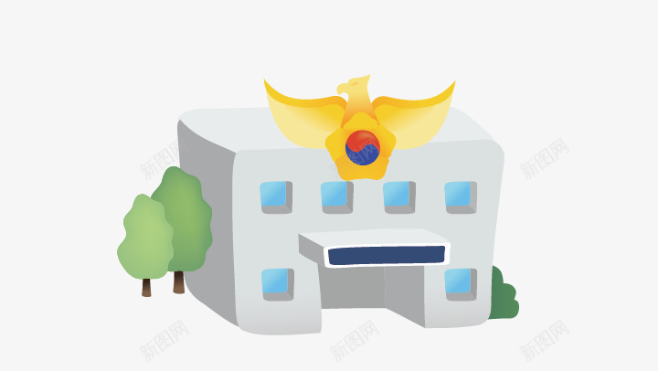 学校建筑png免抠素材_新图网 https://ixintu.com 城市建筑 学校建筑 楼房