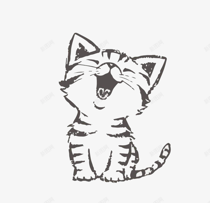 卡通可爱小动物大笑的猫咪png_新图网 https://ixintu.com 动物 可爱猫咪 大笑的猫咪 免费下载 头像 小清新海报设计 手绘动物头像 萌萌哒的小动物 装饰卡通可爱 卡通动物 卡通 可爱 小动物 装饰 设计