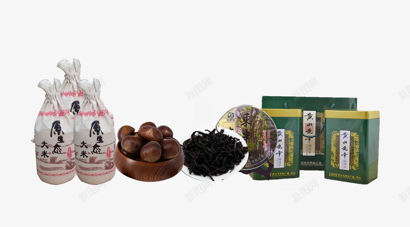 茶叶png免抠素材_新图网 https://ixintu.com 茶 茶叶 黄山毛峰