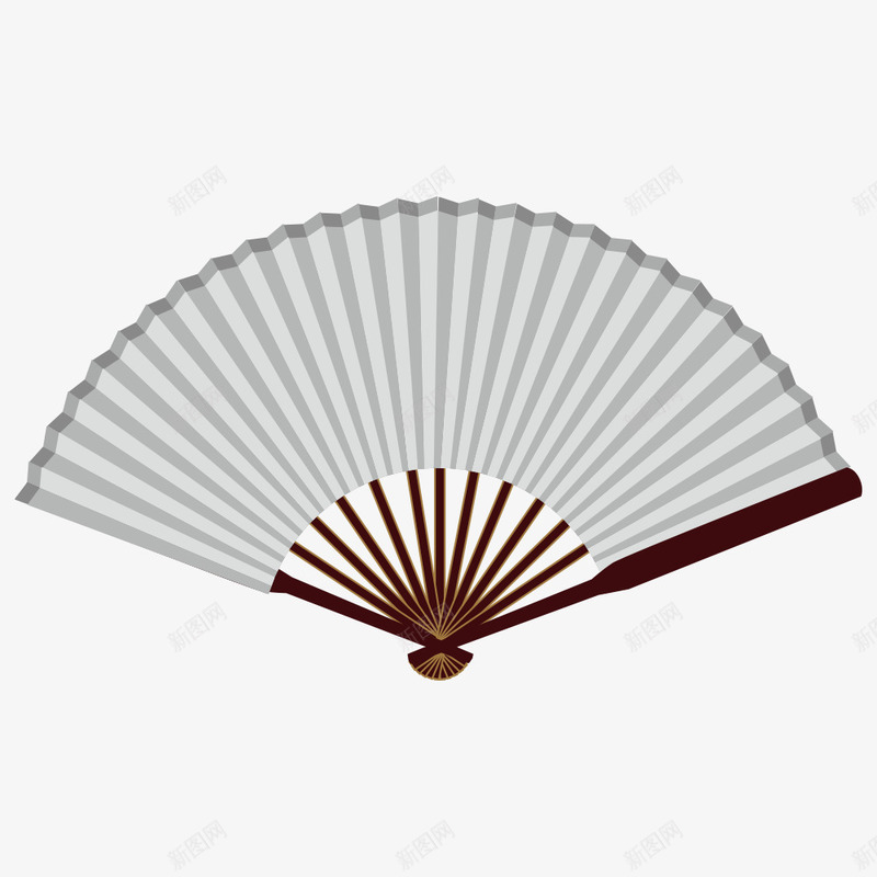扇子png免抠素材_新图网 https://ixintu.com 中国文化 中国风 传统文化 凉扇 扇子 扇子素材 扇形 折扇 文化艺术
