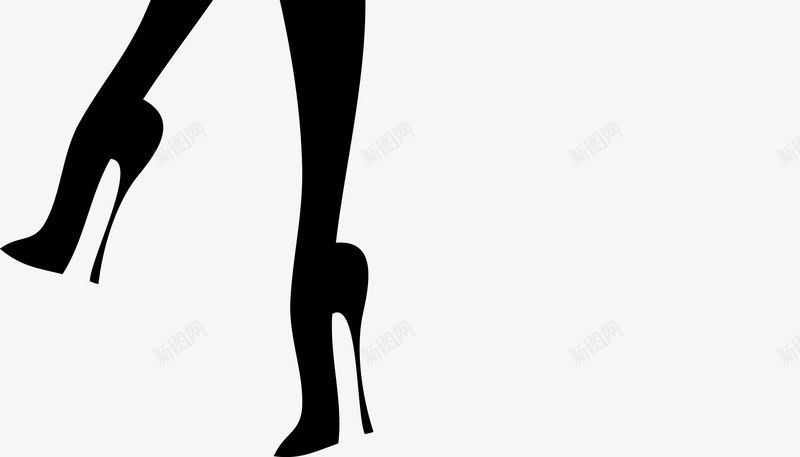 漂亮可爱优雅的女模特矢量图图标ai_新图网 https://ixintu.com 填色练习 女人 女工人 女性人物 手绘 时尚 模特 模特儿 模特剪影 矢量图 黑白美女模特剪影
