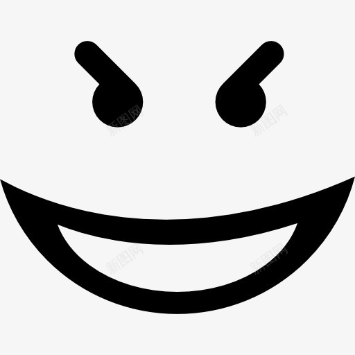 邪恶的微笑表情面对广场图标png_新图网 https://ixintu.com 平方 微笑 接口 表情 面对邪恶