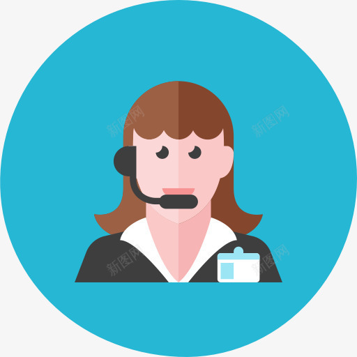 二电话销售员女人该公司免费包png免抠素材_新图网 https://ixintu.com 2 telemarketer woman 二 二电话销售员女人该公司免费包圆形免费下载 女人 电话销售员