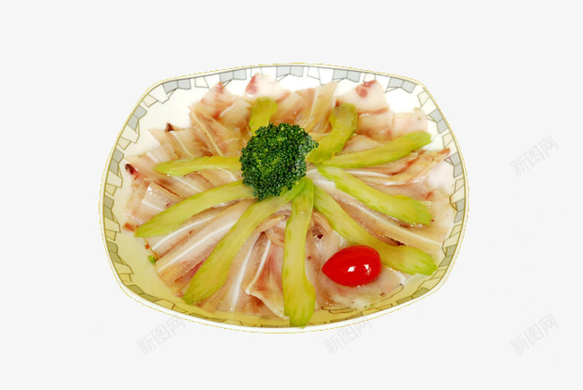 自制凉菜美味卤菜png免抠素材_新图网 https://ixintu.com 凉菜 卤味 卤菜 拼盘 西兰花