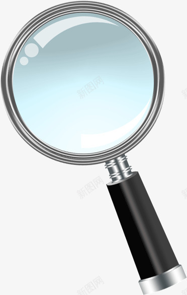 放大镜扩大镜png免抠素材_新图网 https://ixintu.com 扩大镜 放大镜 镜子