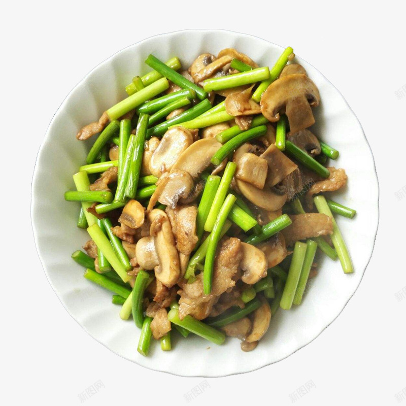 小炒美食蒜台蘑菇炒肉png免抠素材_新图网 https://ixintu.com 家常菜 小炒美食 蒜台炒肉 蒜台炒菜 蒜苔炒肉 蒜薹肉丝 蘑菇炒菜