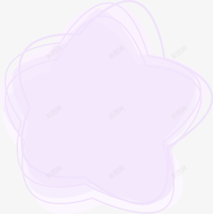 紫色梦幻星星边框纹理png免抠素材_新图网 https://ixintu.com 免抠PNG 星星 梦幻 紫色 边框纹理