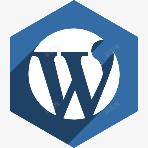 六角媒体阴影社会WordPre图标png_新图网 https://ixintu.com Hexagon WordPre media shadow social wordpress 六角 媒体 社会 阴影