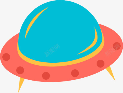 飞船图案png免抠素材_新图网 https://ixintu.com 外星飞行器 太空 航天 飞行器 飞行物