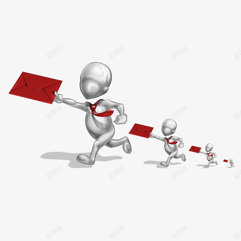 拿着信封奔跑的商务小人png免抠素材_新图网 https://ixintu.com 信封 商务 奔跑 小人 火柴人奔跑