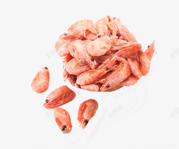 北极甜虾png免抠素材_新图网 https://ixintu.com 传统美食 生虾 生鲜 虾 餐饮美食