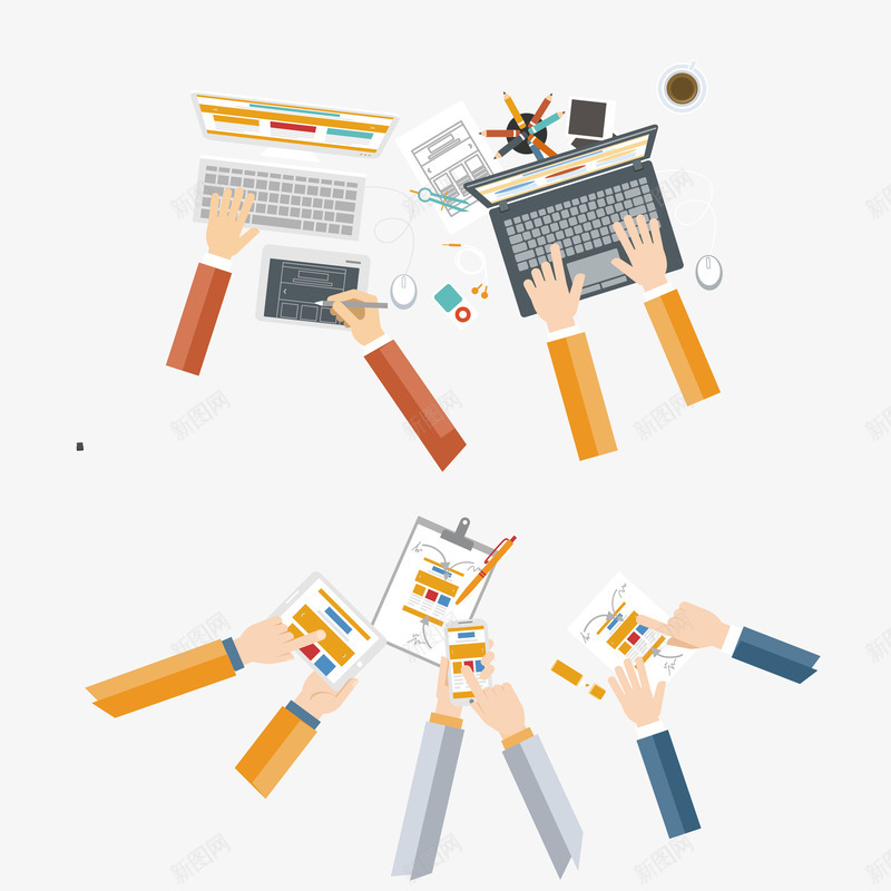 实习生数据统计png免抠素材_新图网 https://ixintu.com 实习 手机 手臂 电脑录入 矢量源文件