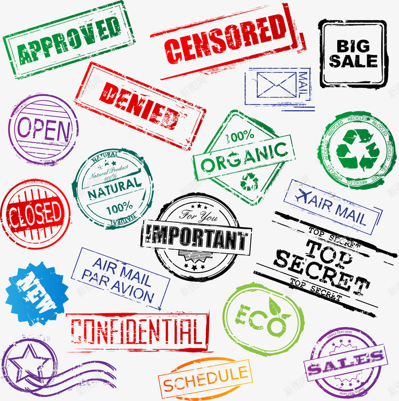 印章矢量图图标eps_新图网 https://ixintu.com e 印章 古典 小图标 怀旧 标识标志图标 盖章 矢量图 章印 章印模板下载 章印矢量素材 蓝色邮戳 边框 邮戳 邮戳印章 邮票
