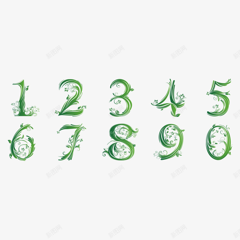 创意数字png免抠素材_新图网 https://ixintu.com 个性数字 创意 创意数字 数字 数字效果 数字标签 文字 阿拉伯数字