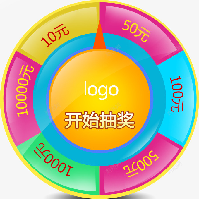幸运大转盘淘宝中奖抽png免抠素材_新图网 https://ixintu.com 幸运大转盘淘宝素材中奖抽奖