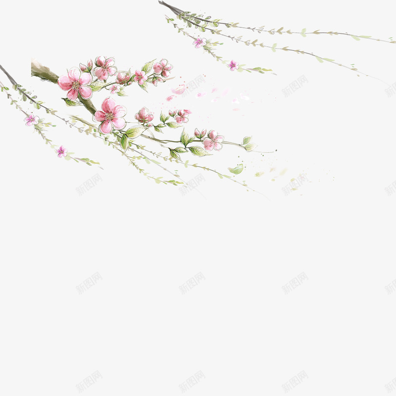 绿色现代节日装饰psd免抠素材_新图网 https://ixintu.com 扫墓 春天 清明 清明时节 清明节 绿色 艺术字 节日 踏青 雨水