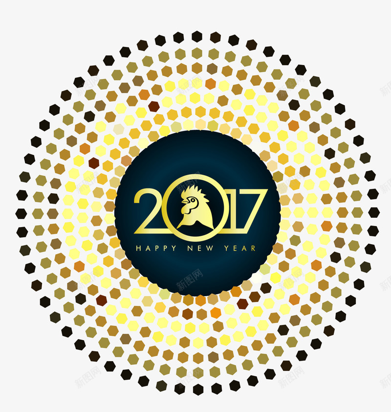 2017png免抠素材_新图网 https://ixintu.com 2017 2017造型 艺术字 鸡年