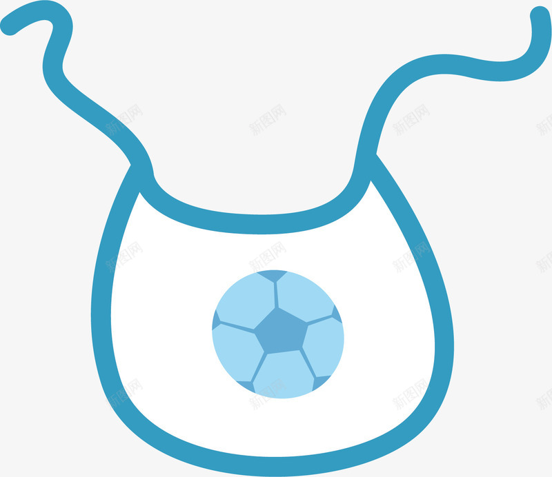 宝宝的肚兜矢量图ai免抠素材_新图网 https://ixintu.com 儿童 吃饭 母婴用品 母爱 白色 衣服 超市 矢量图