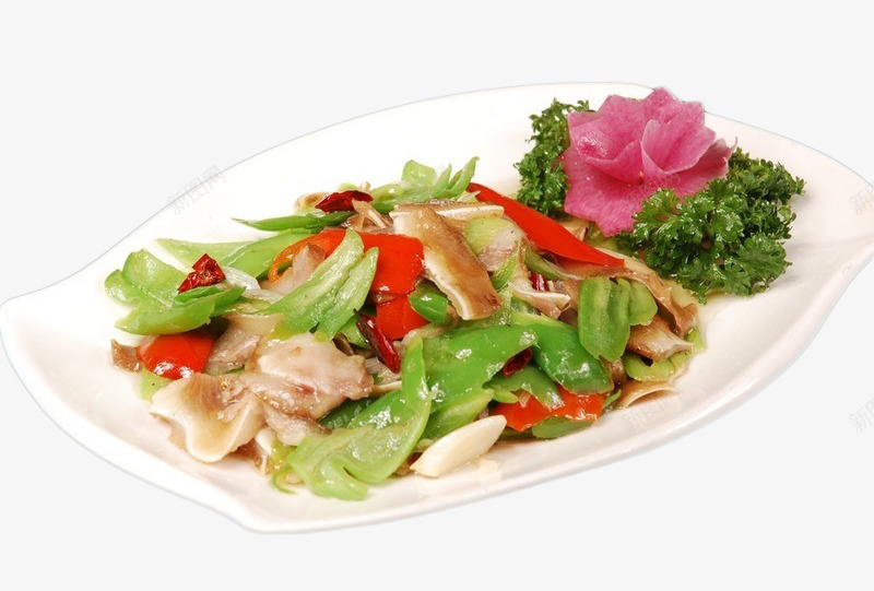猪头肉炒青椒png免抠素材_新图网 https://ixintu.com 下酒菜 年味 猪头肉 装饰 辣椒猪头肉 青椒 食材