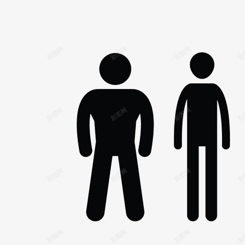 胖瘦对比图图标psd_新图网 https://ixintu.com 卡通对比 卡通胖瘦对比 大型的 小型的 瘦子 胖瘦对比 胖瘦对比图