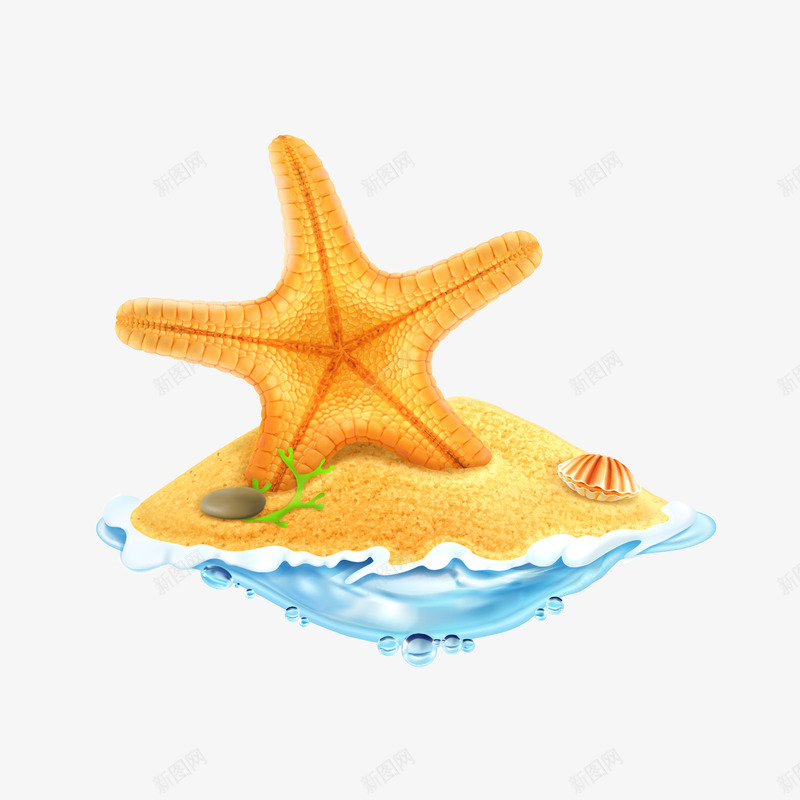 精美海星矢量图ai免抠素材_新图网 https://ixintu.com 沙滩海星矢量素材 海星免费png下载 海星设计 精美海星设计 矢量图