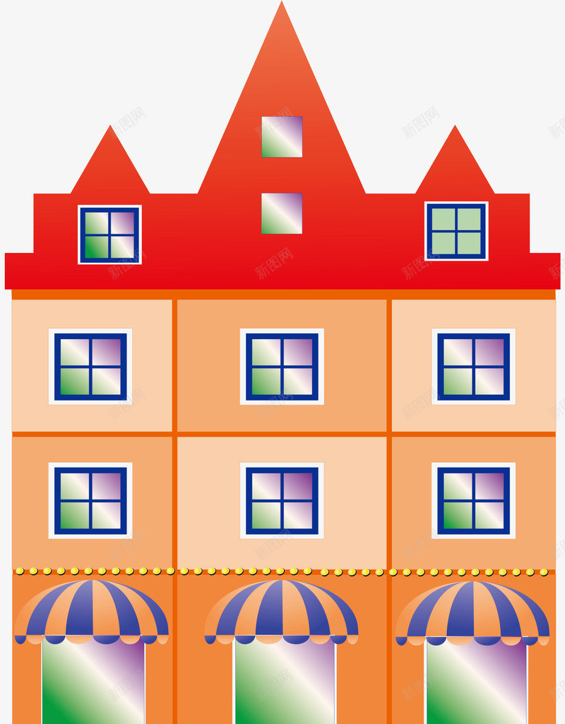 红色的扁平化楼城市png免抠素材_新图网 https://ixintu.com 卡通 扁平化楼 扁平化楼体 扁平化楼城市 扁平化楼房 扁平化楼梯 扁平化楼群 红色