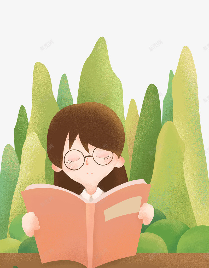 世界读书日插画绿色看书女孩psd免抠素材_新图网 https://ixintu.com 世界 世界读书日插画绿色看书女孩 女孩 插画 看书 绿色 读书日