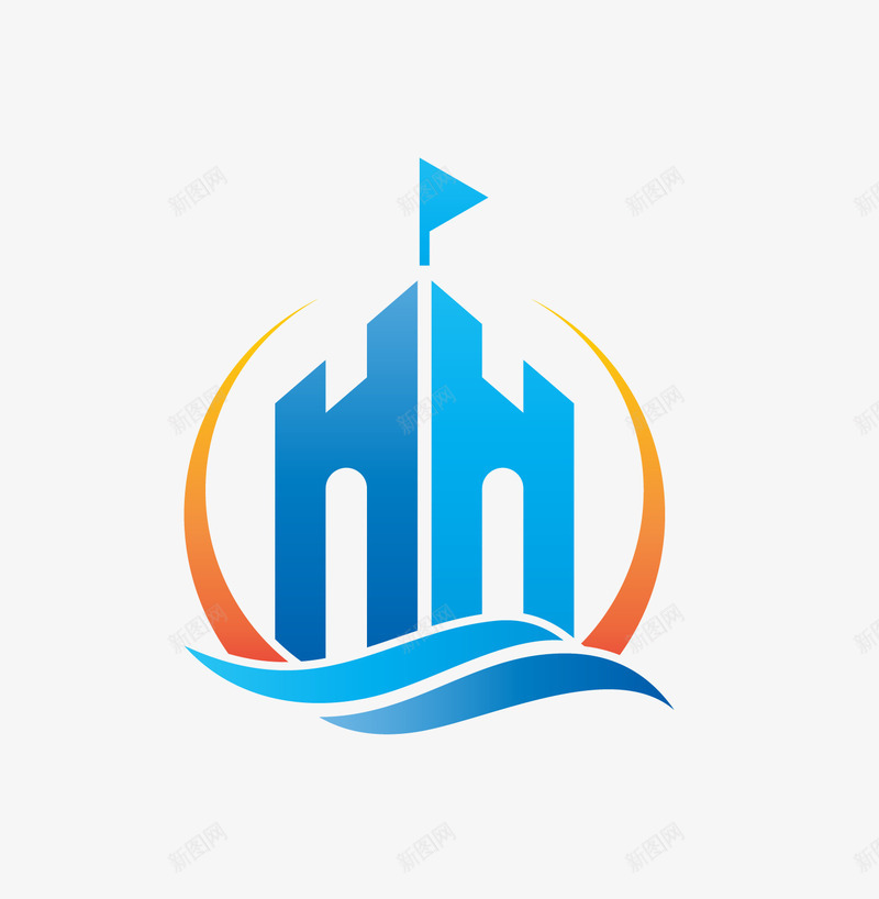 楼房logo矢量图图标eps_新图网 https://ixintu.com logo logo释义 几何图形 创意logo 矢量logo 矢量图