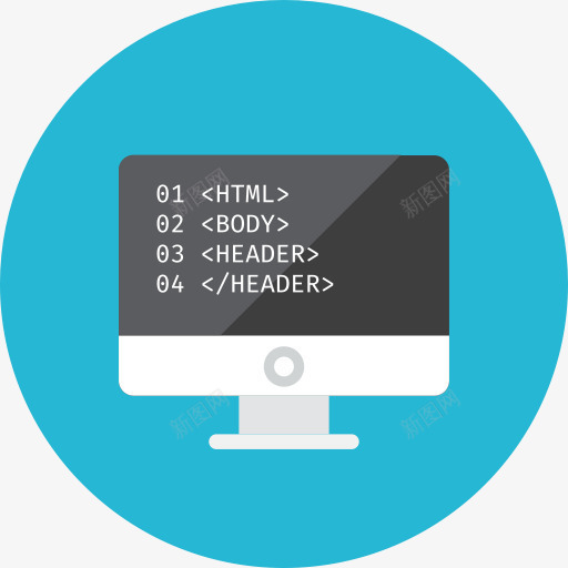 编码HTML该公司免费包圆形png免抠素材_新图网 https://ixintu.com Coding HTML html 编码