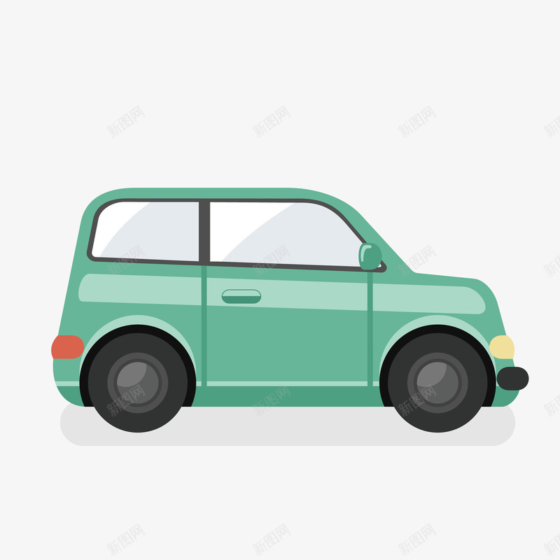 卡通两厢车矢量图eps免抠素材_新图网 https://ixintu.com 两厢车 卡通 卡通小汽车 扁平汽车 汽车模型 汽车矢量图 矢量图