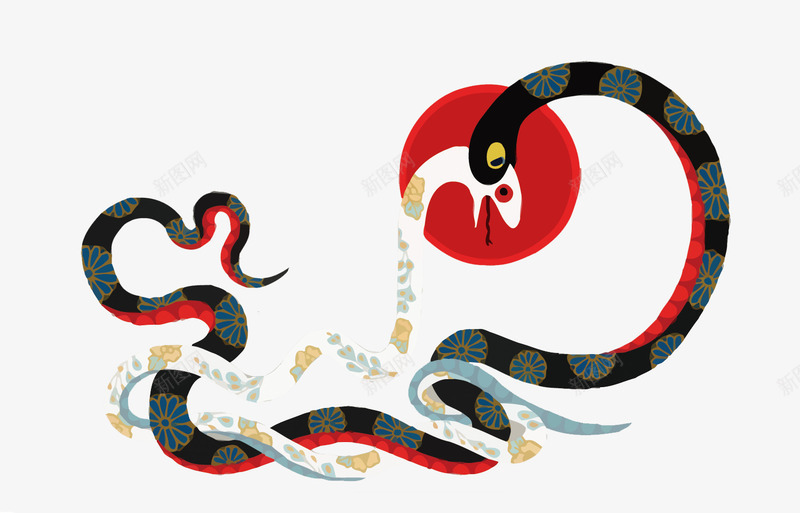 两条蛇矢量图eps免抠素材_新图网 https://ixintu.com 卡通 太阳 手绘 矢量蛇 蛇 蛇PNG矢量图 蛇免扣PNG图 矢量图