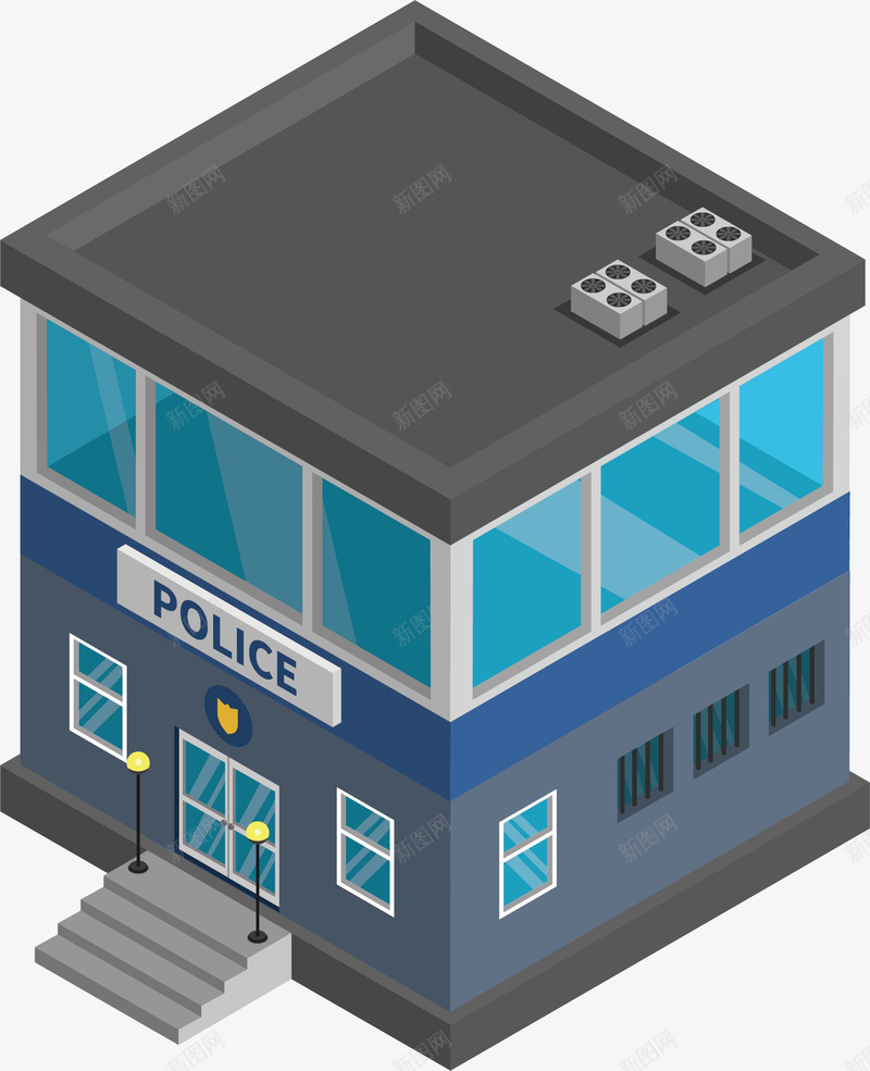 超市元素png免抠素材_新图网 https://ixintu.com png 亚洲建筑 元素 卡通 楼房 超市
