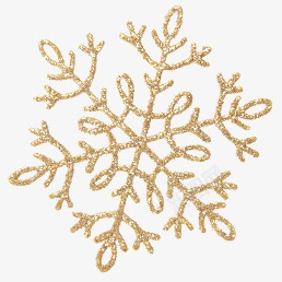 金色雪花圣诞节png免抠素材_新图网 https://ixintu.com 圣诞节 素材 金色 雪花